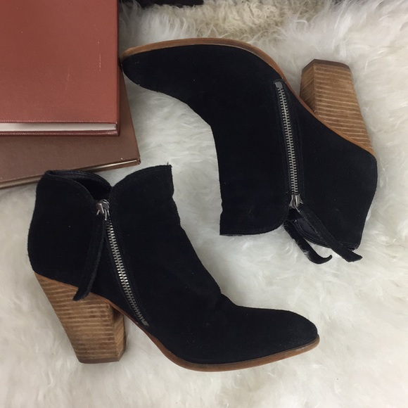 Anthropologie Shoes - Dolce vita double zip suede booties